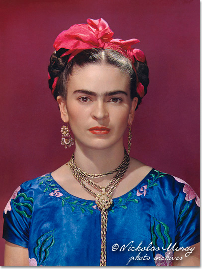 Frida in Blue Dress
